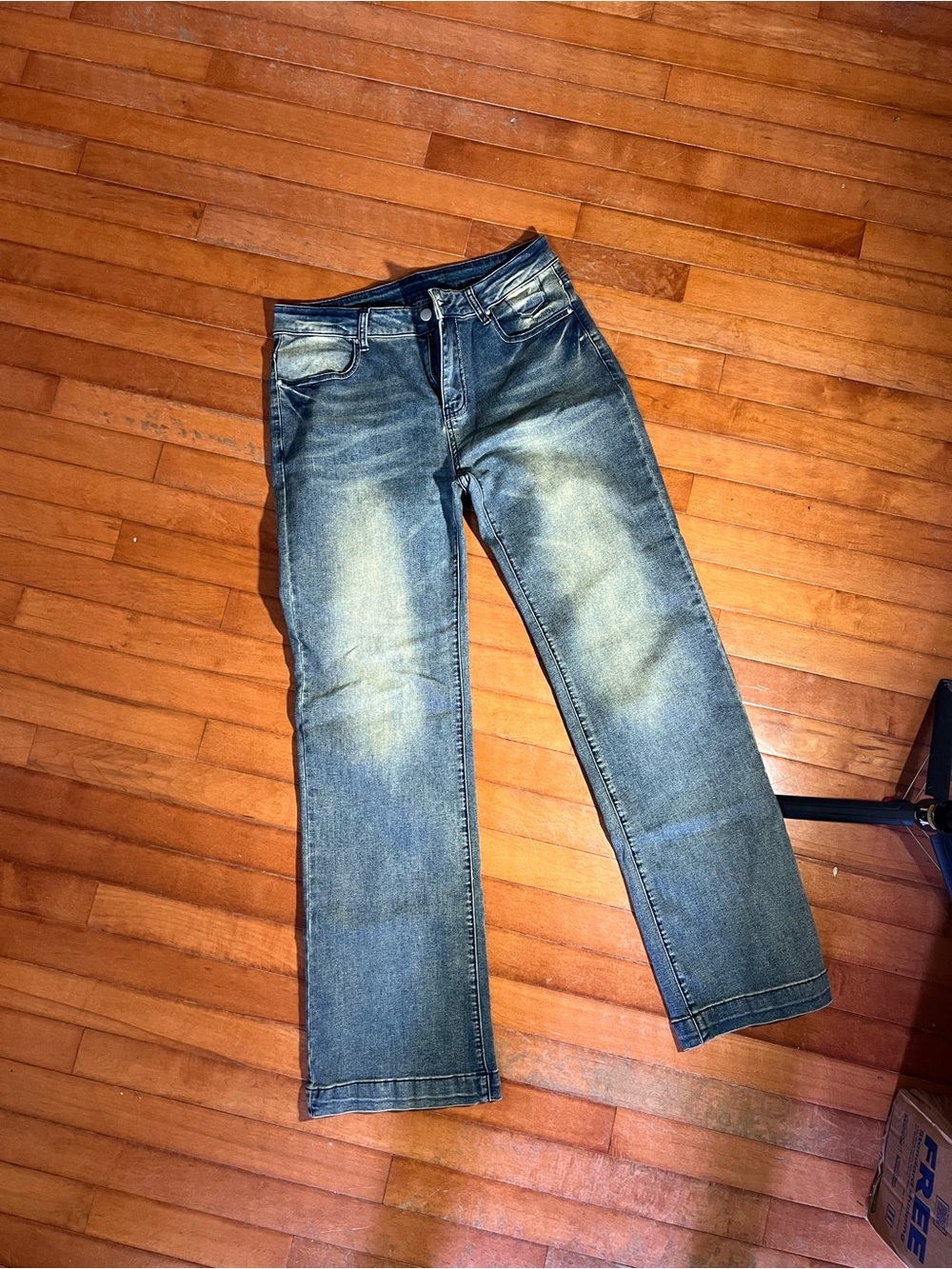 Emmiol - Viral on Tiktok,  Women's Blue Denim Jeans, Large